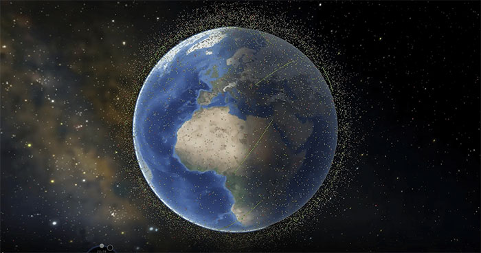 Quỹ đạo Trái đất đang bị bao phủ bởi rất nhiều vệ tinh