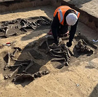 Bộ xương 6.000 năm tuổi lộ ra khi khởi công nhà máy chip