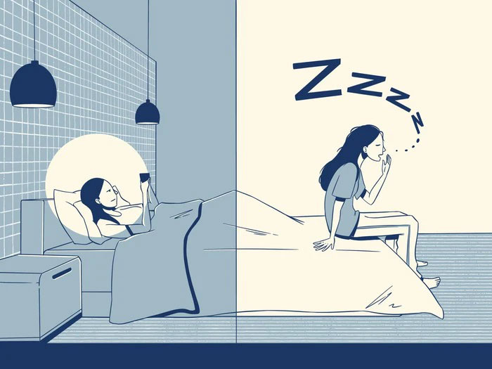  Những người có khả năng tự chủ kém cũng thường tự trì hoãn giấc ngủ của họ. 