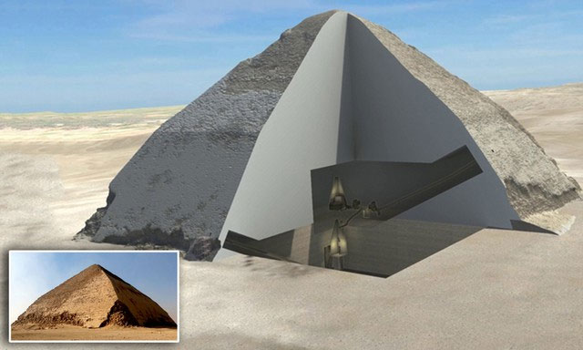 Tesla đã dành nhiều thời gian nghiên cứu kim tự tháp.