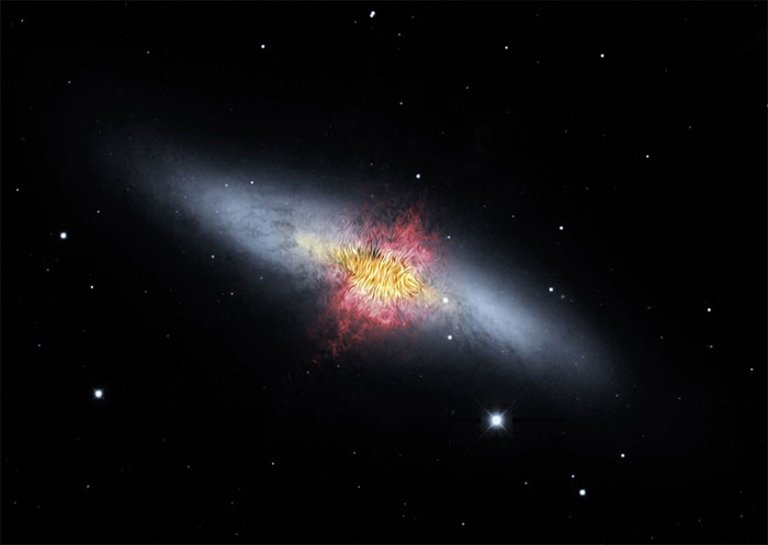 Phát hiện đợt bùng phát tia gamma của sao từ Messier 82