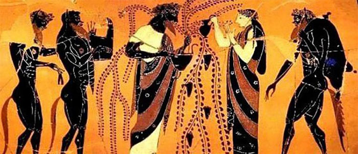  Trong thần thoại Hy Lạp có Dionysus, vị thần của rượu vang và hưởng lạc. 