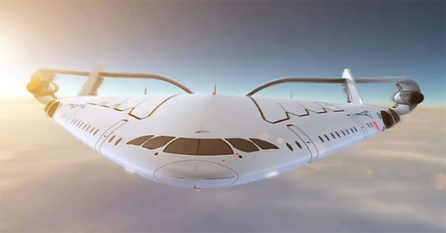 Thiết kế máy bay siêu thanh không cánh 1.850km/h