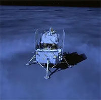 Tàu vũ trụ Trung Quốc độ bộ thành công xuống vùng tối của Mặt trăng