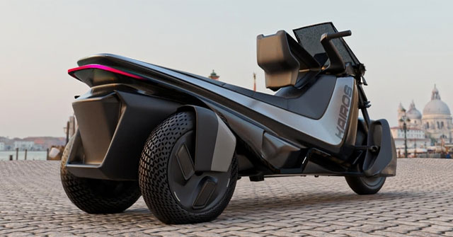 Kairos EV: Siêu mô tô điện 3 bánh mang đến cuộc cách mạng di chuyển