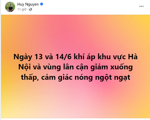 Hôm nay và ngày mai cảm giác nóng ngột ngạt: Chuyên gia dự báo thời tiết chỉ rõ nguyên nhân!