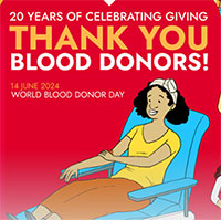Ngày Quốc tế người hiến máu 14/6: Cảm ơn người trao giọt hồng!​