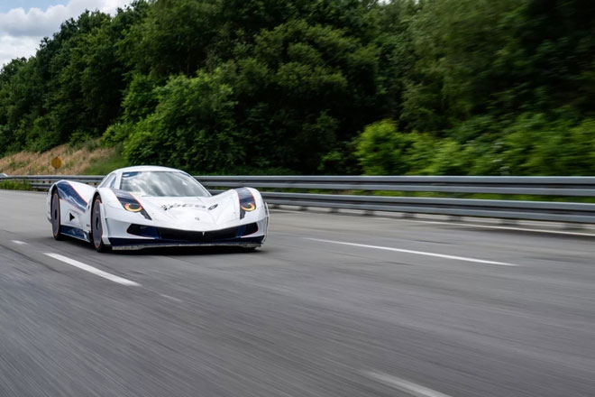 Xe điện nhanh nhất thế giới: Tốc độ tối đa 438,7km/h vượt cả Rimac dù vô danh, chưa bán