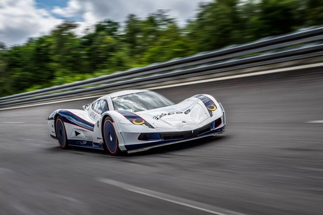Xe điện nhanh nhất thế giới: Tốc độ tối đa 438,7km/h vượt cả Rimac dù vô danh, chưa bán
