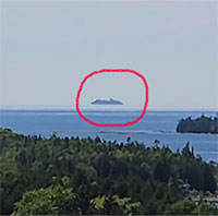 Xuất hiện đoạn video ghi lại khoảnh khắc “tàu ma” trên hồ Huron