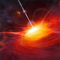 "Xuyên không" 13 tỉ năm, lỗ đen để lộ điều không thể giải thích