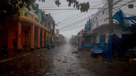 Images showing the impact of the hurricane in Jamaica.