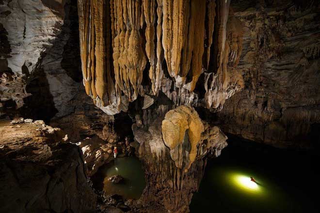 Có một chuỗi hang động kỳ vĩ, hoang sơ ở Quảng Bình: Tên đặc biệt, từng xuất hiện trong phim Hollywood