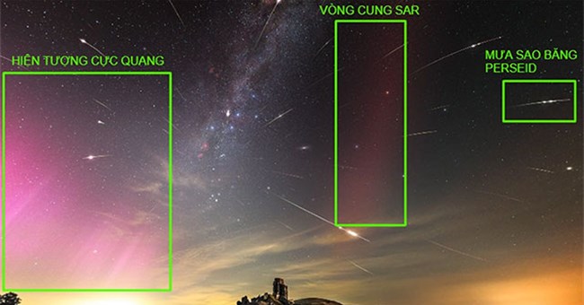Chiêm ngưỡng 3 hiện tượng thiên văn kỳ thú xuất hiện cùng trong một bức ảnh