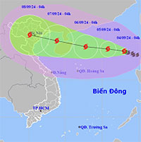 Bão Yagi đang tăng tốc, là một trong những cơn bão mạnh nhất 2024