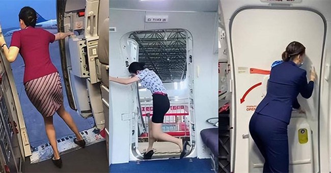 Tại sao máy bay không được tích hợp của tự động, tiếp viên hàng không phải đóng mở cửa bằng tay?