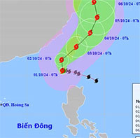 Bão Krathon đi vào Biển Đông, mạnh thành siêu bão