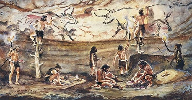 Giải mã tranh vẽ "người ngoài hành tinh" trên vách hang động thời tiền sử