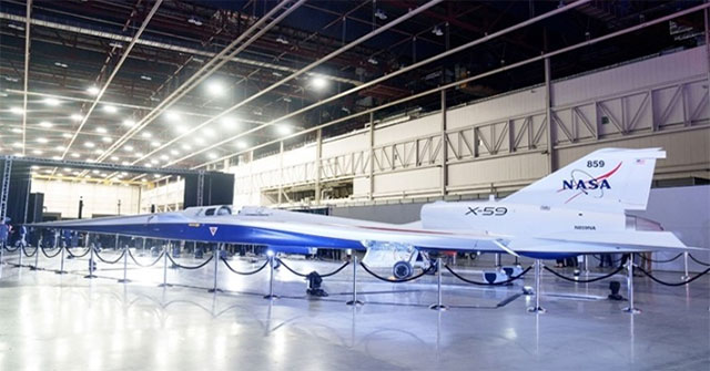 NASA lần đầu thử nghiệm động cơ máy bay siêu thanh X-59