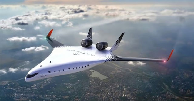 Máy bay cánh liền thân sức chứa 200 hành khách