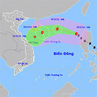 Siêu bão Manyi vào Biển Đông, không khí lạnh di chuyển chậm