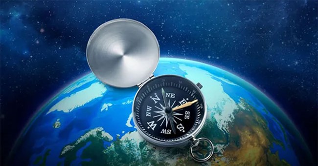 Trên Trái đất, la bàn luôn chỉ hướng Bắc – nhưng khi mang ra ngoài không gian, nó sẽ chỉ về đâu?