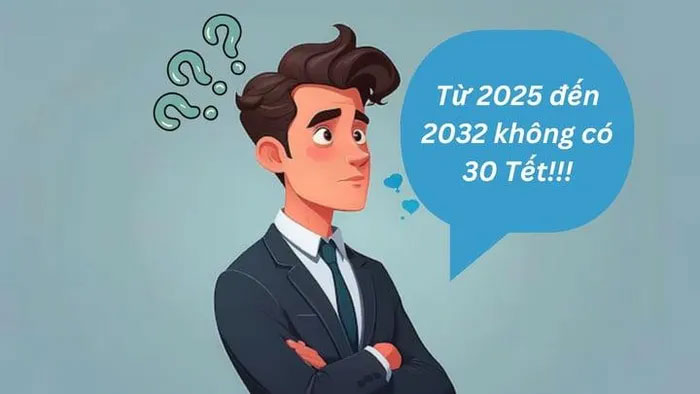 8 năm liền kể từ 2025, Tết Nguyên đán sẽ không có ngày 30 Tết.