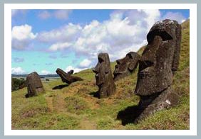 Tượng đá trên đảo Rapanui