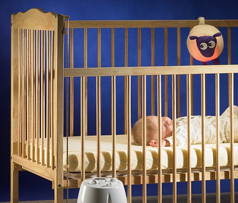 Đệm giường mô phỏng tử cung cho bé ngủ ngon
